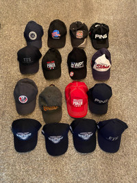 Large Assortment of Ball Caps (21)Many are Collector Hats