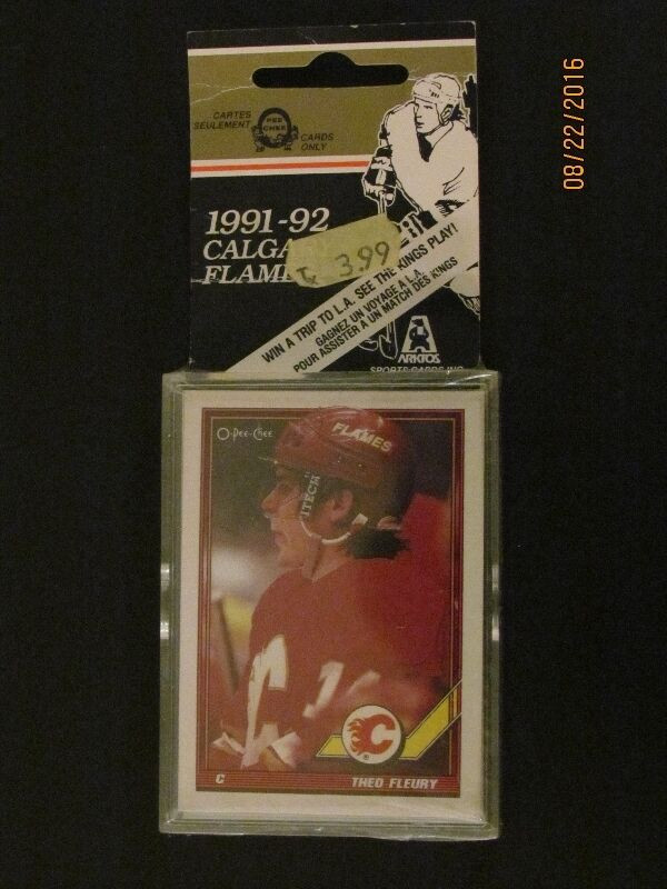 Cartes de hockey - Team Set O-Pee-Chee 1991-92 - non ouverte dans Art et objets de collection  à Ville de Québec - Image 3