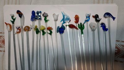 Glass Cocktail Stir Sticks, View more