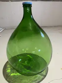 9 Glass Demijohn with Plastic Basket, 54L