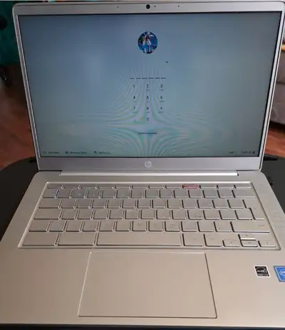 Chromebook HP Model 14a-na0010ca For SaleSilver Color14 inch, View more