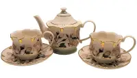 Rare Smithsonian exclusively by Goebel Rose Tea service