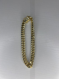 10k Miami Cuban Gold Bracelet 