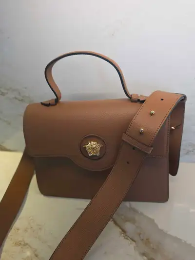 New 2026  Authentic Brown Versace Purse , View more