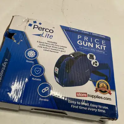 Perco Lite 1 Line Price Gun with Labels Kit with 1 Sleeve1 Rolls 5000 Labels It has been tested and...
