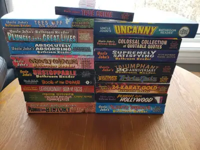 Downsizing my books. $80 for the lot.