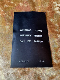 Henry Rose Windows Down EDP sample