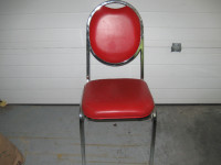 1950's Red Vinyl Chair