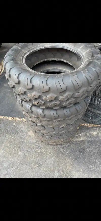 No cracking or gouges. All hold air. Just upgraded. Asking $175