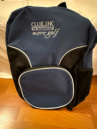 Clublink club link golf back pack backpack new
