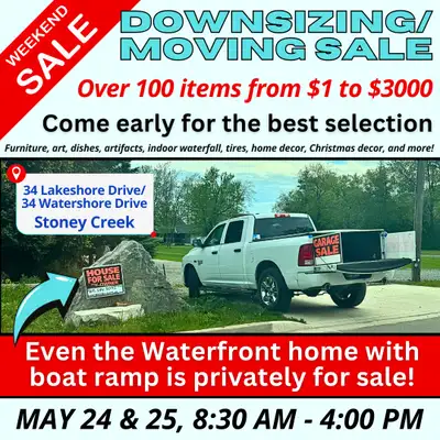 HUGE Moving/Downsizing/Garage Sale!, View more