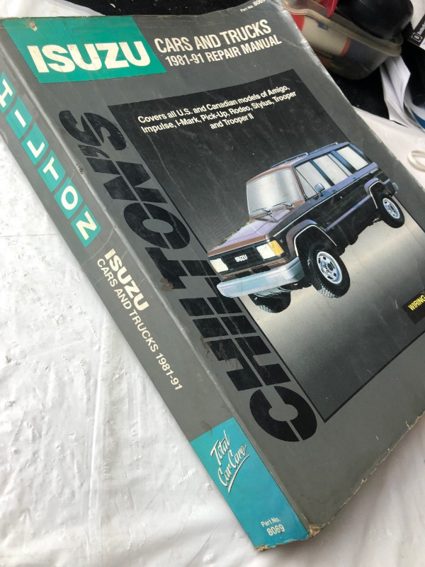 1981 - 1991 CHILTON IZUZU CAR AND TRUCK REPAIR MANUAL #M0078 in Textbooks in Edmonton - Image 2