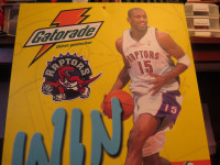 Rare Gatorade Raptor Vince Carter Promotional Board Poster