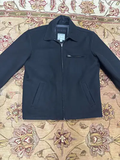 Men’s short style wool fall Jacket - large, View more