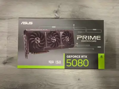 Asus prime RTX 5080 16gb SFF- brand new sealed, View more
