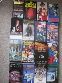 Sports Videos/VHS -$3 Each-Lots of Variety