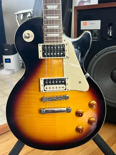 Gibson Epiphone Les Paul Standard Pro Electric Guitar with Case, View more