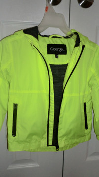George Toddler boys rain/windbreaker jacket, size 4-5, EUC