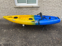 Yellow & Blue Kayak - Brand New!
