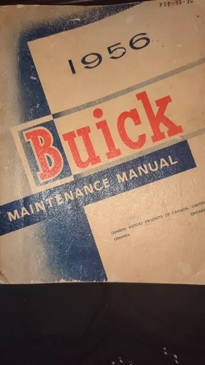 Antique maintenance manual pick up only no holds