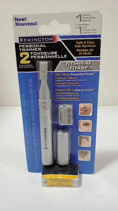 Create a cleaner more confident look with Remington's MPT3500 dual-bladed Precision Trimmer. Use the...