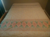 Aztec Queen Comforter, Bed Skirt And Valance