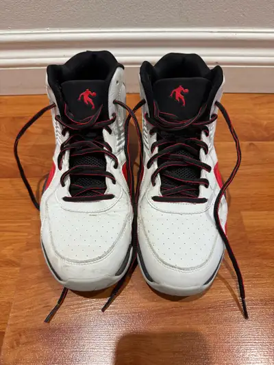 AND1 White/Red Basketball Shoes, View more