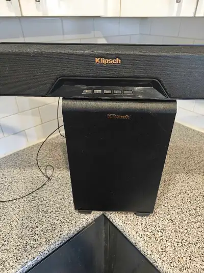 klipsch soundbar and subwoofer , View more