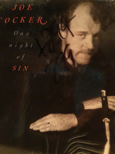 JOE COCKER - ONE NIGHT OF SIN - 1989 CANADIAN PRESSING LP , View more