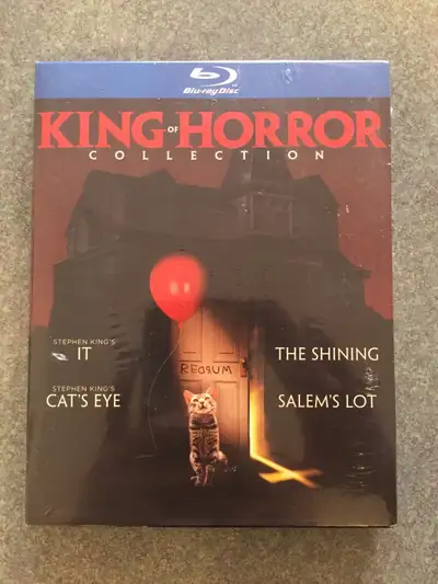 Stephen King of Horror 4 bluray movies The Shining It Halloween