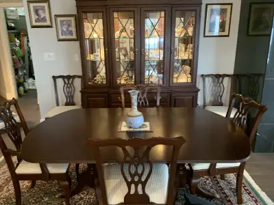 Solid Wood Dining Room Set, View more