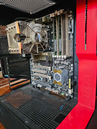  Asus Sabertooth x58 motherboard, cpu, ram and cooler.