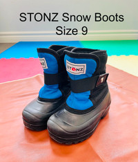 STONZ Snow Boots - Size 9 Kids