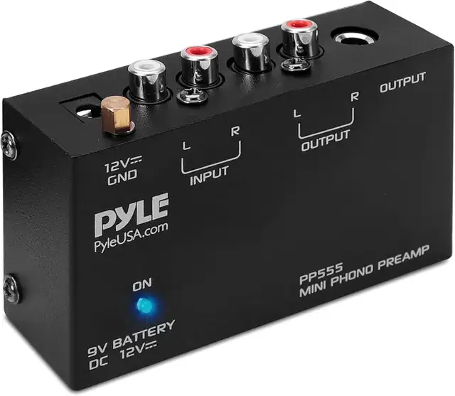 Pyle Phono Turntable Preamp – Model PP555 in Stereo Systems & Home Theatre in City of Toronto - Image 5