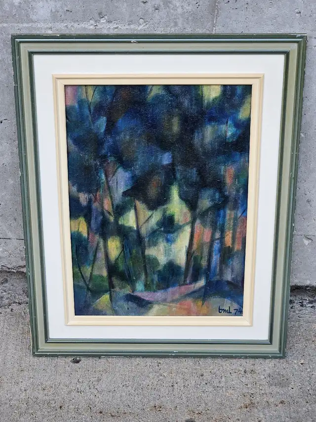 Peinture/tableau  fait par un religieux en 1974 in Arts & Collectibles in City of Montréal - Image 2