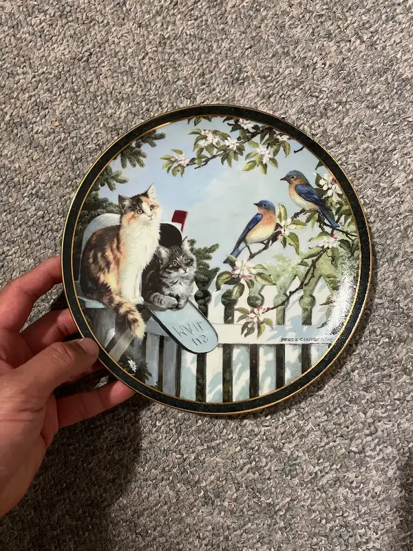 4 plates about cats in Arts & Collectibles in City of Toronto - Image 9