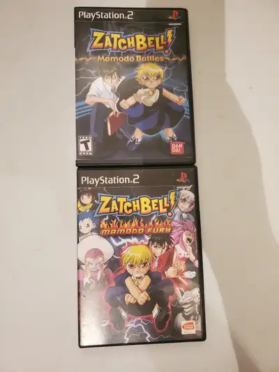 PS2 Zatch Bell Bundle MAMODO BATTLES MAMODO FURY, View more