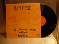 TURLURETTE ( 22  CHANSONS POUR ENFANTS DISQUE VINTAGE 1980 )