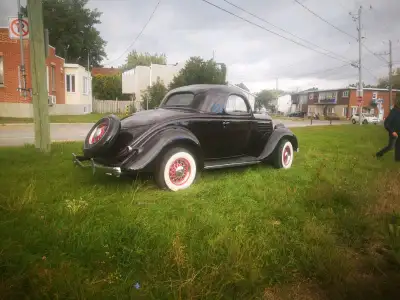 1935 Ford 3 window coupe. 1950 Mercury flathead v8 total rebuild. 4 bbl, electronic ignition, edelbr...