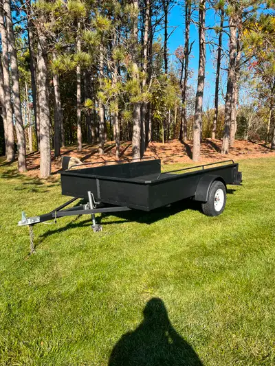 New: - 2" trailer coupler, -lights, -wireing, bearings/seals