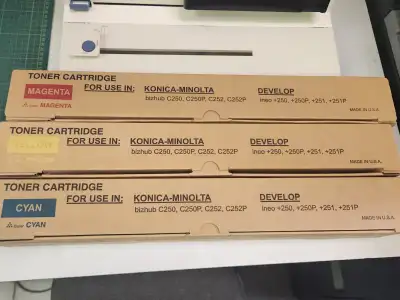 Toner cartridge for Konica C250, C252, View more