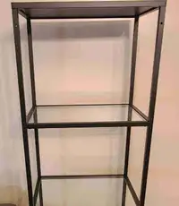 Shelf unit with glass 
