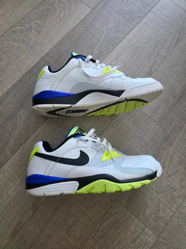 Nike Air Cross Trainer 3 Low 'White Volt Blue' in Men's Shoes in Edmonton - Image 3