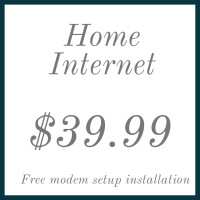 HOME INTERNET STARTING AT JUST $39