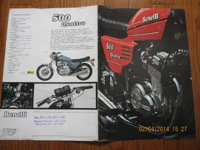 This original Italian spec pamphlet would be a wonderful addition to your classic motorcycle documen...