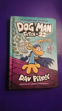OBO Dog Man Fetch-22 Dav Pilkey Captain Underpants First Edition