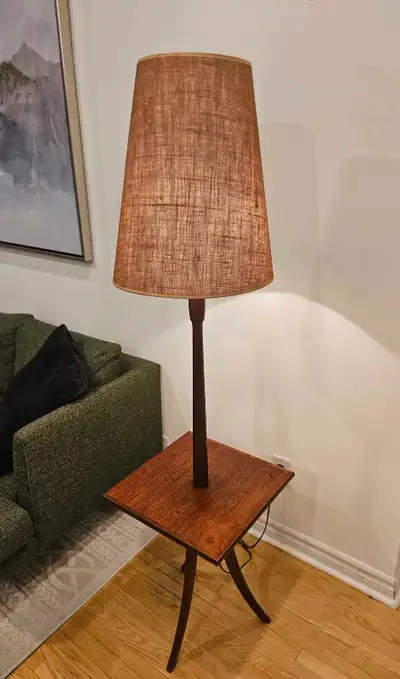 MCM Teak Floor Lamp, View more