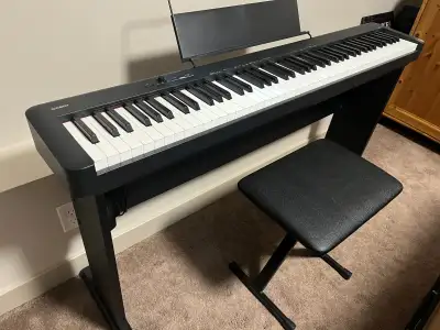 Keyboard Full Weighted Keys! Full size for Small SPACE!, View more