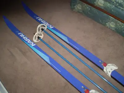 KARHU CLASSIC X  SKIS 205cm / Bindings / Poles 140cm / Waxless, View more