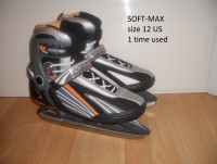 patins chaud _ SOFTMAX _ size 12 US men _  warm soft ice skates